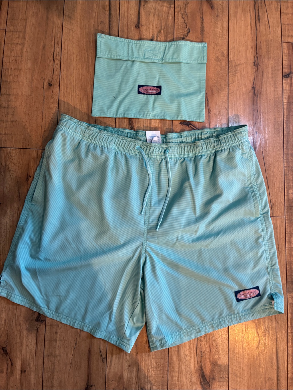 Vineyard Vines Light Aqua Men's Swim Trunks